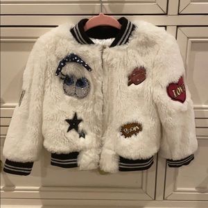 Hannah banana fuzzy jacket